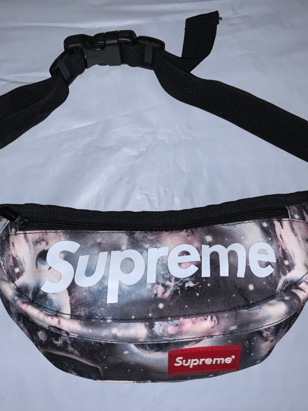 Supreme Cosmic Galaxy Print Fanny Pack Adjustable Waist Band Bag
